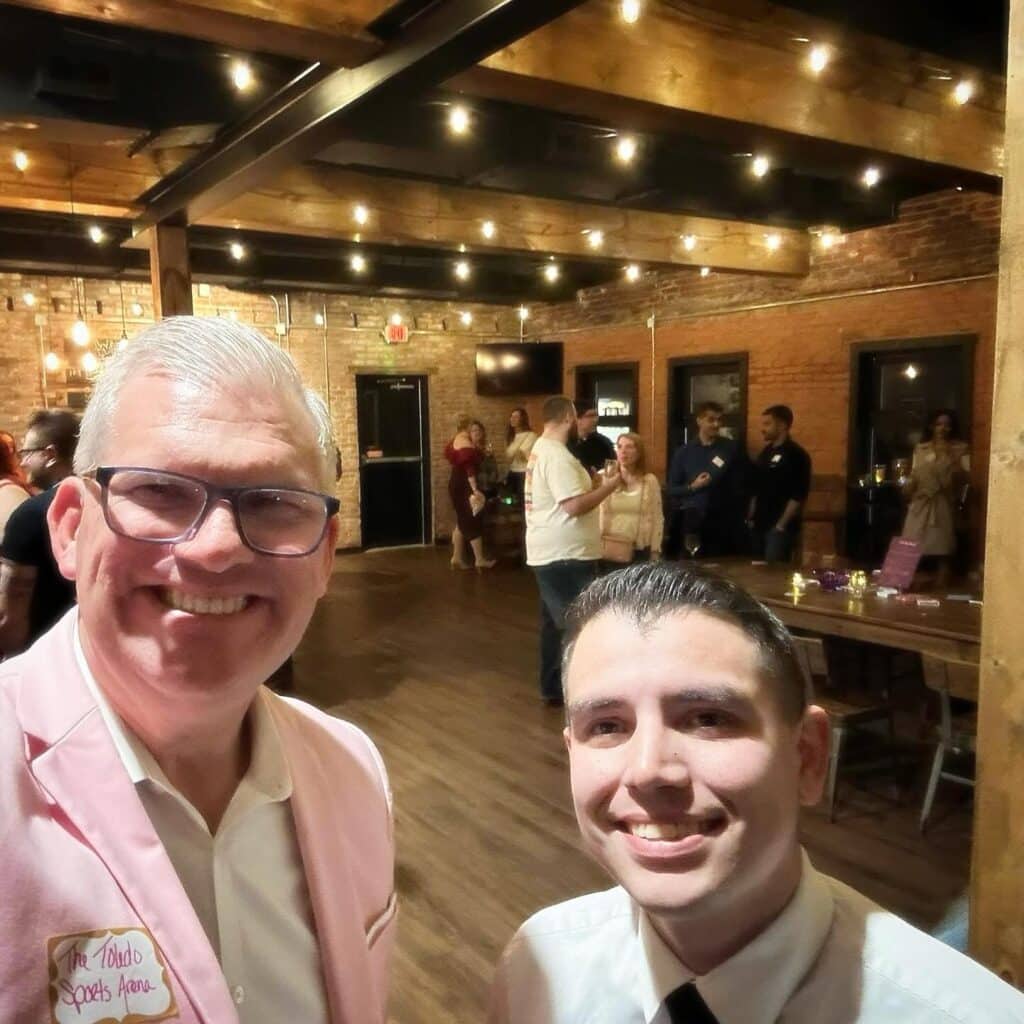 The entertainment of the evening, provided by Vince Croci and Bryce Davenport.